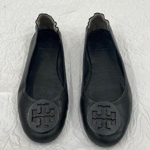 Tory Burch Minnie Black Flats